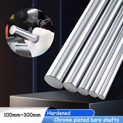 Albero Lineare Dia.=5mm~32mm Cromato Temprato Barra Tonda Acciaio Asta Liscia - Immagine 1 di 4