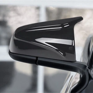 Black Rearview Mirror Cover Cap Side Wing Replacement Fits Tesla Model 3 2017-21 - Bild 1 von 7