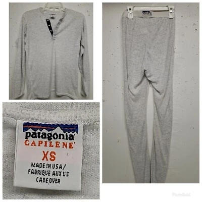 VTG 90s Patagonia Capilene Base Layer Shirt / Pants Men's size XS - Image 1 of 4
