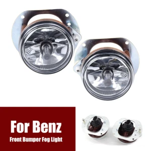 1 Pair Car Front Bumper Fog Light Grille Cover For Benz C Class W204 W216 R230 - Picture 1 of 6