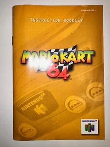 Mario Kart Nintendo 64 Anleitung Instruction Booklet Original - Bild 1 von 3