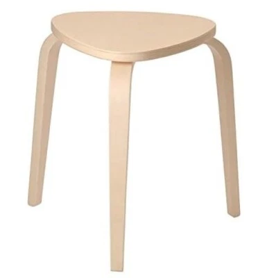 IKEA KYRRE 3-legged stool side table Birch stackable ~ BRAND NEW - Image 1 of 4