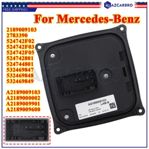 NEW FOR OEM MERCEDES HEADLIGHT LED CONTROL MODULE BALLAST A2189009103 W204 W218 - Picture 1 of 12