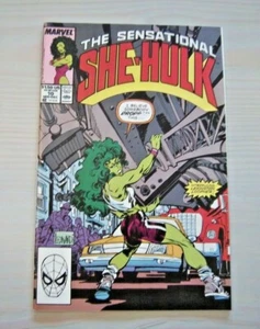 Sensacional She-Hulk #10 - ¡Amenaza para el mercado masivo! - Marvel 1989 excelente estado sin leer - Imagen 1 de 3