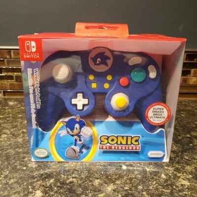 Nintendo Switch PDP Wired Fight Pad Pro Sonic the Hedgehog Edition NEW RARE SEAL - Image 1 of 4