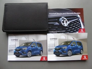 VAUXHALL COMBO 2018-2022 HANDBOOK OWNERS MANUAL BLANK SERVICE BOOK PRINT 2020 - Picture 1 of 5