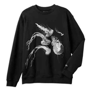 National Geographic Jellyfish Sweatshirt - Black - Large - Disney - BNWT - Picture 1 of 1