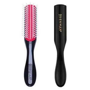 Denman Curly Hairbrush D14 (Black) 5 Row Styling Brush for Detangling, - Picture 1 of 6