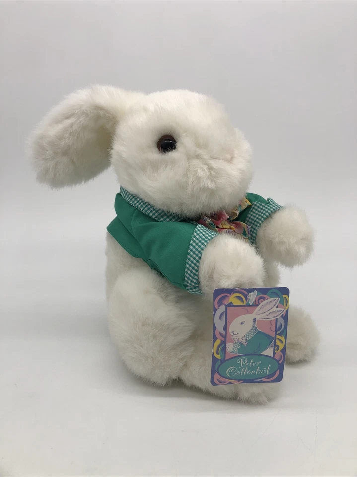 1995 Peter Cottontail Rabbit 9” Stuffed Animal Plush Commonwealth Toys Vintage - Image 1 of 4