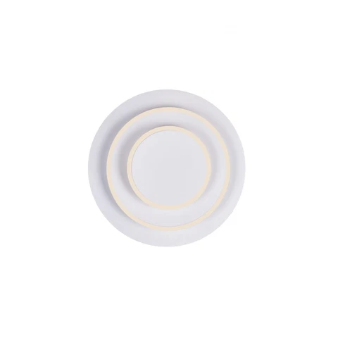 LED Sconce with Matte White Finish Cover