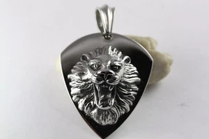 LÖWEN KOPF ANHÄNGER LION BIKER WAPPEN EDELSTAHL / 413 - Bild 1 von 4