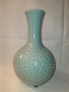 Celedon Birnenvase Vintage - Bild 1 von 5