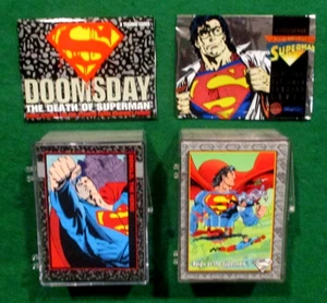 SUPERMAN COMPLETE 100 CARD BASE SET DOOMSDAY DEATH OF + RETURN OF  BASE SET 100 - Picture 1 of 2