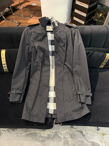 trench uomo burberry nero taglia media