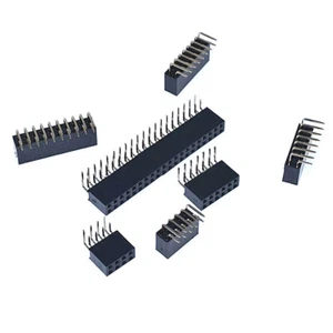 Bent Pin Female Socket 2x4P 5P 6P 8P 10P 40P Connector 90° Double Row 2.54mm - Picture 1 of 5