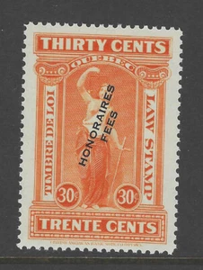 Bigjake: Quebec QL-75, 30 cent Law Stamp - Revenue - Picture 1 of 2