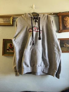 Vintage Y2K Easton Hockey Hoodie w/ Hockey lace drawstring - Picture 1 of 4