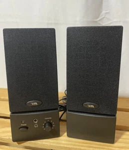 New In Box! Cyber Acoustics 2-Piece 2.1 USB Powered Computer Speaker System - Picture 1 of 8