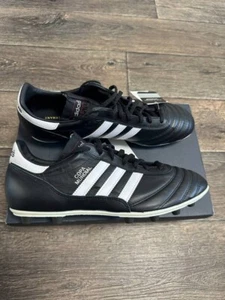 adidas copa mundial cleats black leather made in germany uk10,5 us11 eu45 1/3 - Picture 1 of 9