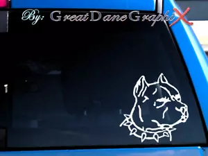 Pit Bull #2 - Vinyl Aufkleber Aufkleber - Farbwahl - HOHE QUALITÄT - Bild 1 von 2