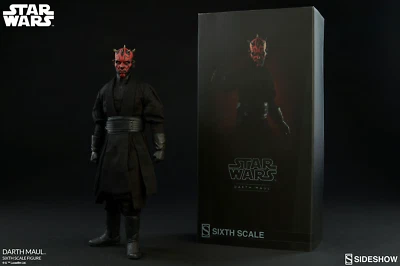 Figura Completa Sideshow Collectibles Star Wars Darth Maul DON Escala 1/6 12" Foto 1 de 4