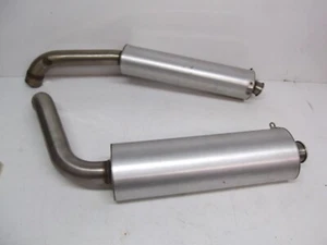 DUCATI 748 916 996 EXHAUST SILENCERS LEFT and RIGHT HAND ZDM-A14 ZDM-B14 50mm - Picture 1 of 12