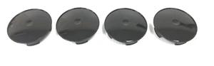 Brand New Jaguar Aftermarket Wheel Centre Caps (Pack of 4) In Black - Picture 1 of 5
