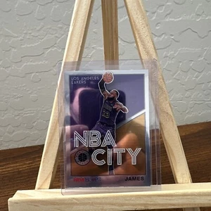 2019-20 Panini NBA Hoops Premium Stock - NBA City Holo #27 LeBron James - Picture 1 of 2