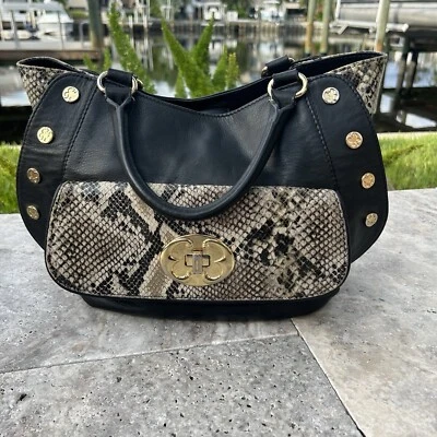 Emma Fox Leather Handbag Black  Shoulder Bag - Image 1 of 4