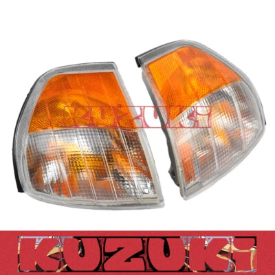 For 1994-2000 Mercedes Benz C W202 C230 C280 Pair Front Turn Signal Corner Light - Image 1 of 4
