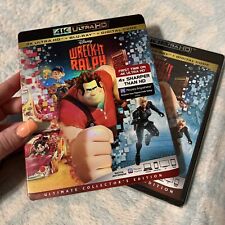 Disney Wreck It Ralph 4K UHD + Blu-ray + Digital NEW!! With RARE** Slipcover