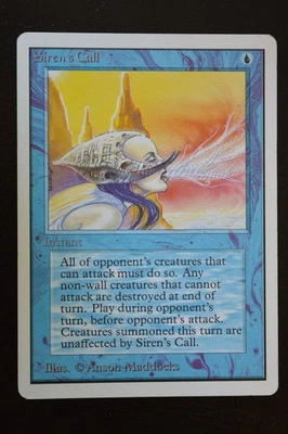 Magic The Gathering MTG SIREN'S CALL Unlimited Edition MP Moderately Played - Image 1 of 2