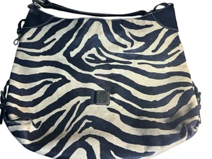 Dooney & Bourke Zebra Print Handbag - Picture 1 of 18