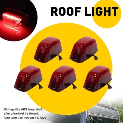 Rear Red Roof Cab Marker Lights For 2014-2023 Dodge RAM Promaster 1500 2500 3500 - Image 1 of 4