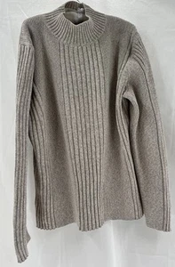 Express Sweater Womens Medium Black V Neck 100% Cotton Stretch Heavy Classic - Picture 1 of 10