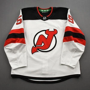 2020-21 Janne Kuokkanen New Jersey Devils Game Used Worn NHL Hockey Jersey - Picture 1 of 9