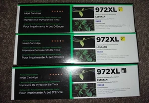 (3) Ersatz kompatible HP 972XL Tonerkartuschen schwarz und (2) gelb  - Bild 1 von 1