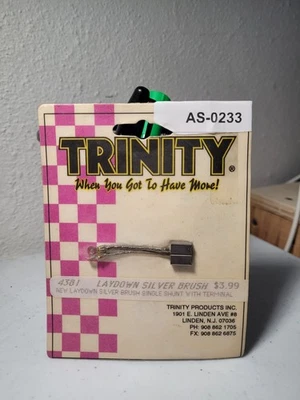Trinity 4381 Laydown Silver Brush – Vintage RC Motor Brush USA - Image 1 of 2