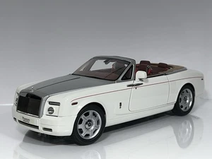 1:18 Kyosho Rolls Royce Phantom Drophead Coupe (English White) Diecast Model - Picture 1 of 3