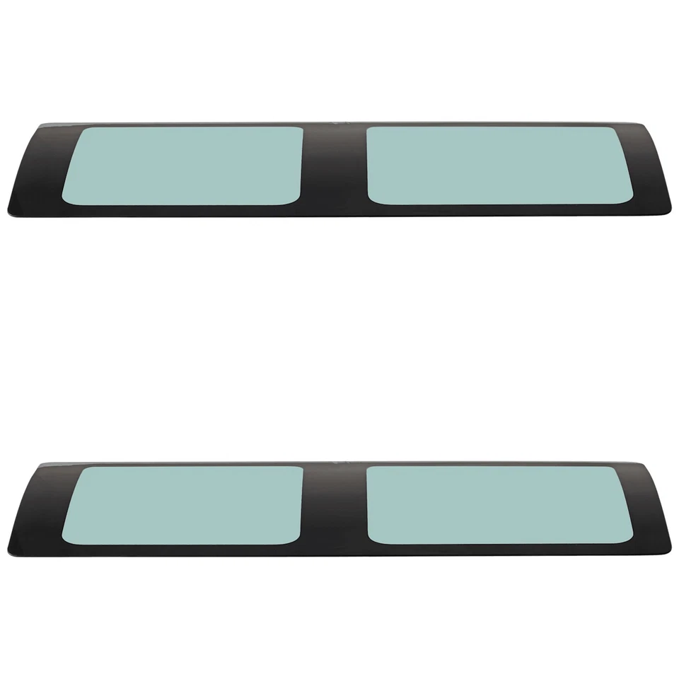 Set of 2 Door Glasses Rear Driver & Passenger Side for Chevy SaVana 2500 Pair - Image 1 of 4