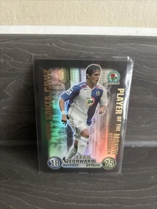 Match Attax Extra 2007 2008 Roque Santa Cruz Blackburn POTM Player Of The Month - Picture 1 of 1