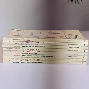 Foundation Of Modern Biology Series P-H Second Edition LOT Set Of 8 Vtg 1964  - Picture 1 of 5