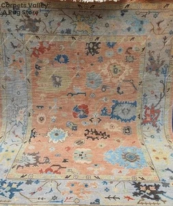 Oushak Hand Knotted 8x10, 9x12, Area Rug Carpet for Home, Bedroom, Living Room - Picture 1 of 6