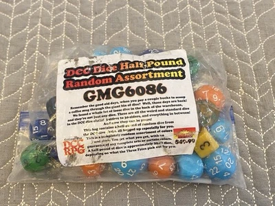 Dados DCC RPG media libra surtido aleatorio Dungeon Crawl Classics GMG6086 Foto 1 de 4