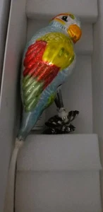 Christopher Radko PERKY PETE Loro Clip En Adorno - Imagen 1 de 3