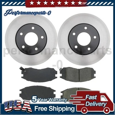 Juego de pastillas de freno de disco delanteras rotor de freno de disco para Dodge Stratus 2001-2004 2005 Foto 1 de 4