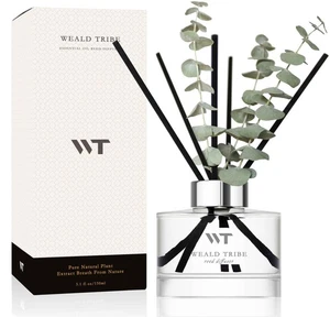 Flower Reed Diffuser Set Wild Eucalyptus Mint Scent for Bathroom Accessories ... - Picture 1 of 5
