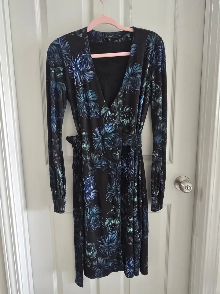 Vestido negro para mujer Gucci. Diseño cruzado. Negro Talla S Foto 1 de 3