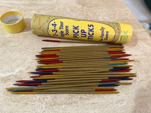 Wooden Pick-Up Sticks Game – Classic Puzzle Toy for Kids & Family -age 7 - Picture 1 of 2