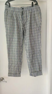 SCOTCH AND SODA A4 Amsterdam Couture Mens Pants Plaid Twilt Cotton 34x 25 - Picture 1 of 14